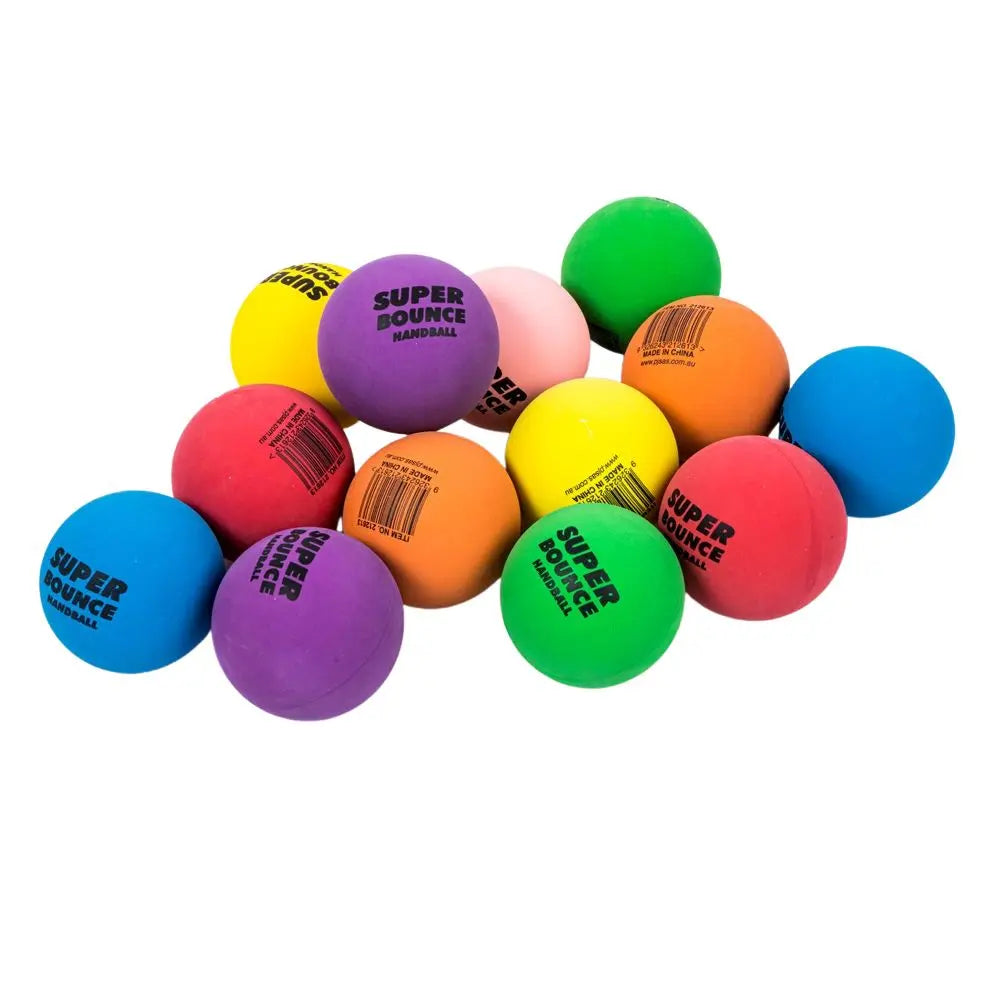 Bounce Hand Balls 6cm 6pcs Party Favours