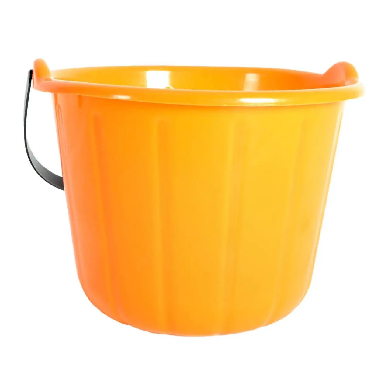 Halloween Trick Or Treat Orange Plastic Pumpkin Bucket