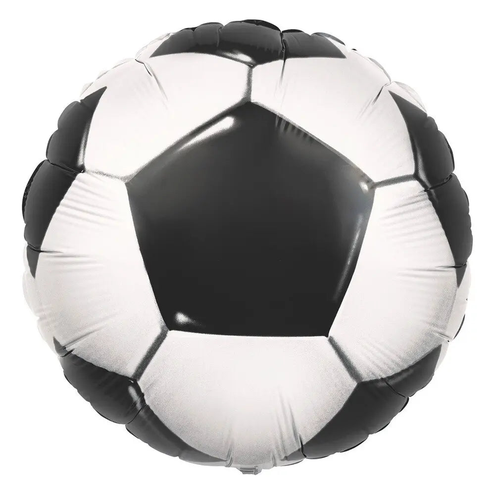 3D Soccer Ball Foil Balloon 45cm (18") Round