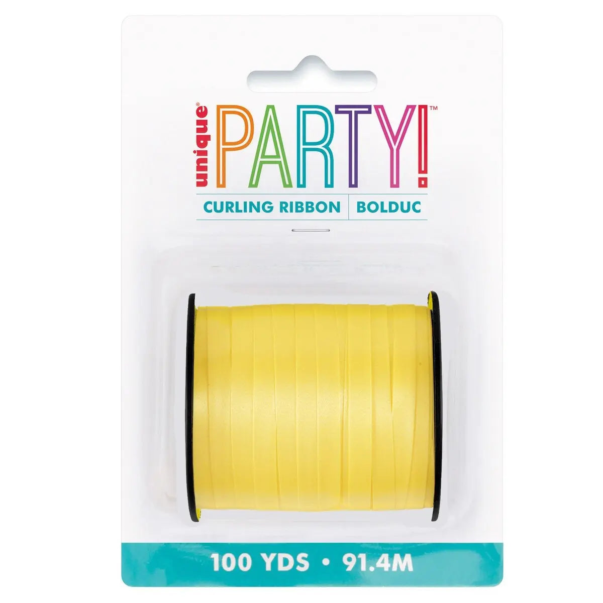Yellow Curling Ribbon 91.4m (100yds)