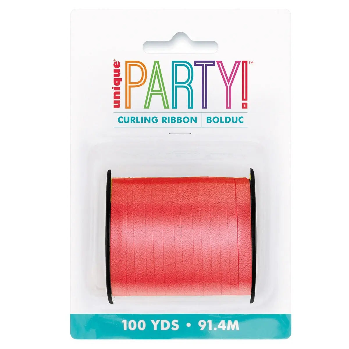 Red Curling Ribbon 91.4m (100yds)