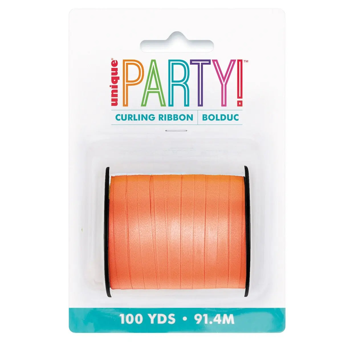 Orange Curling Ribbon 91.4m (100yds)