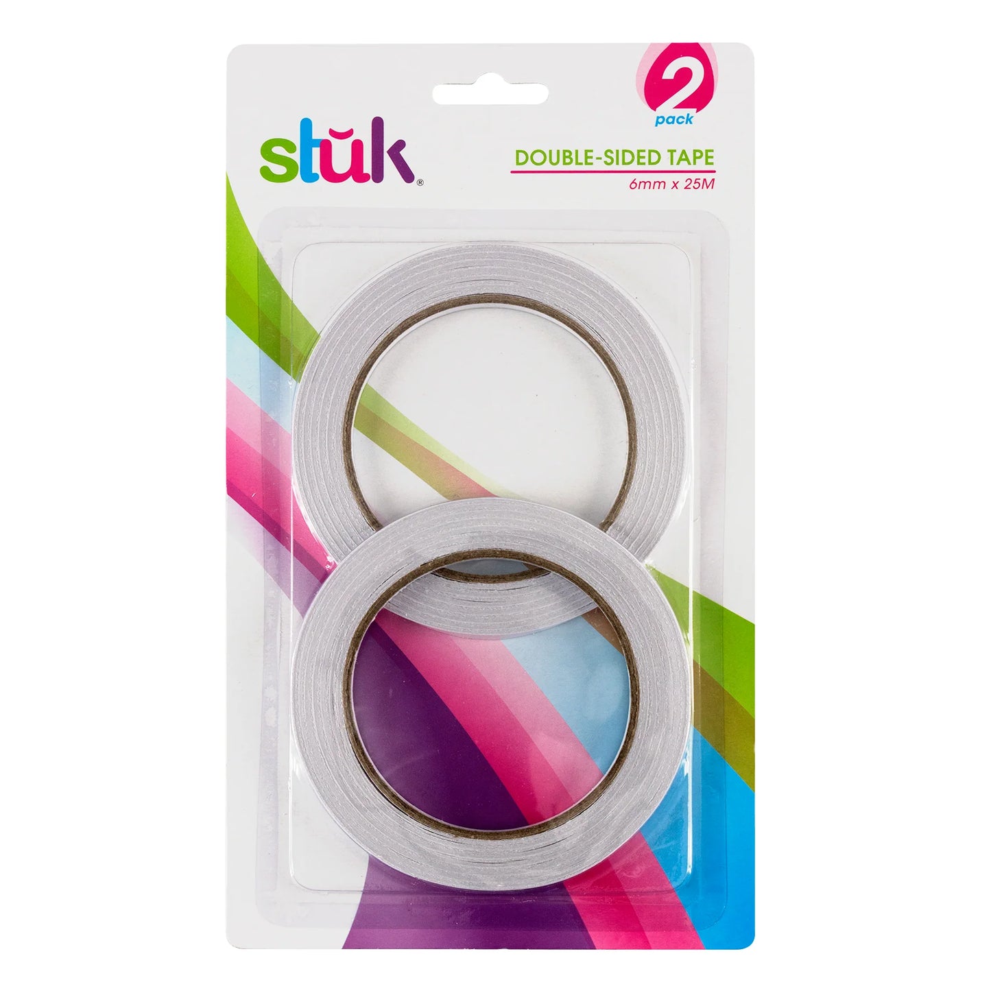 Double Sided Tapes 6mm x 25M 2pcs