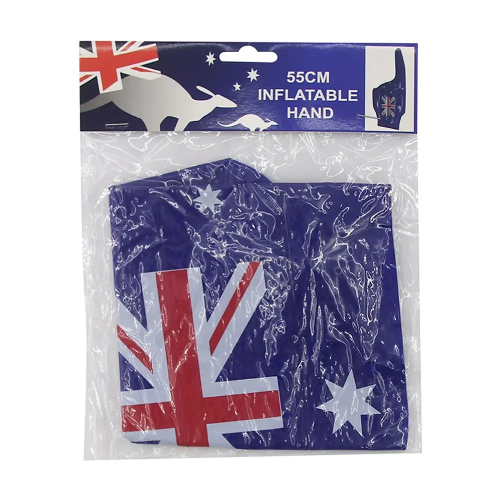 Inflatable Australia Flag Hand 55cm Australia Day