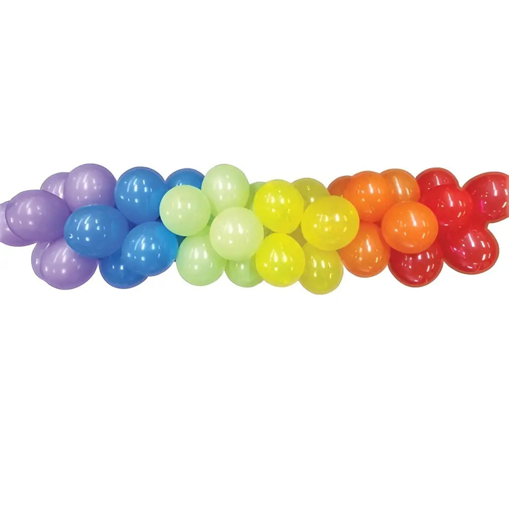 Rainbow Balloon Garland Arch Kit 40pcs Multicoloured