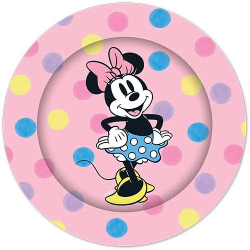 Minnie Mouse Large Paper Plates 23cm (9") 8pcs