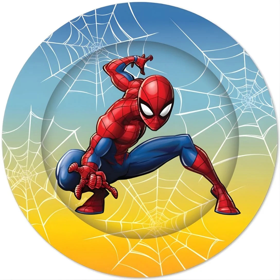 Spider-Man Large Paper Plates 23cm (9") 8pcs