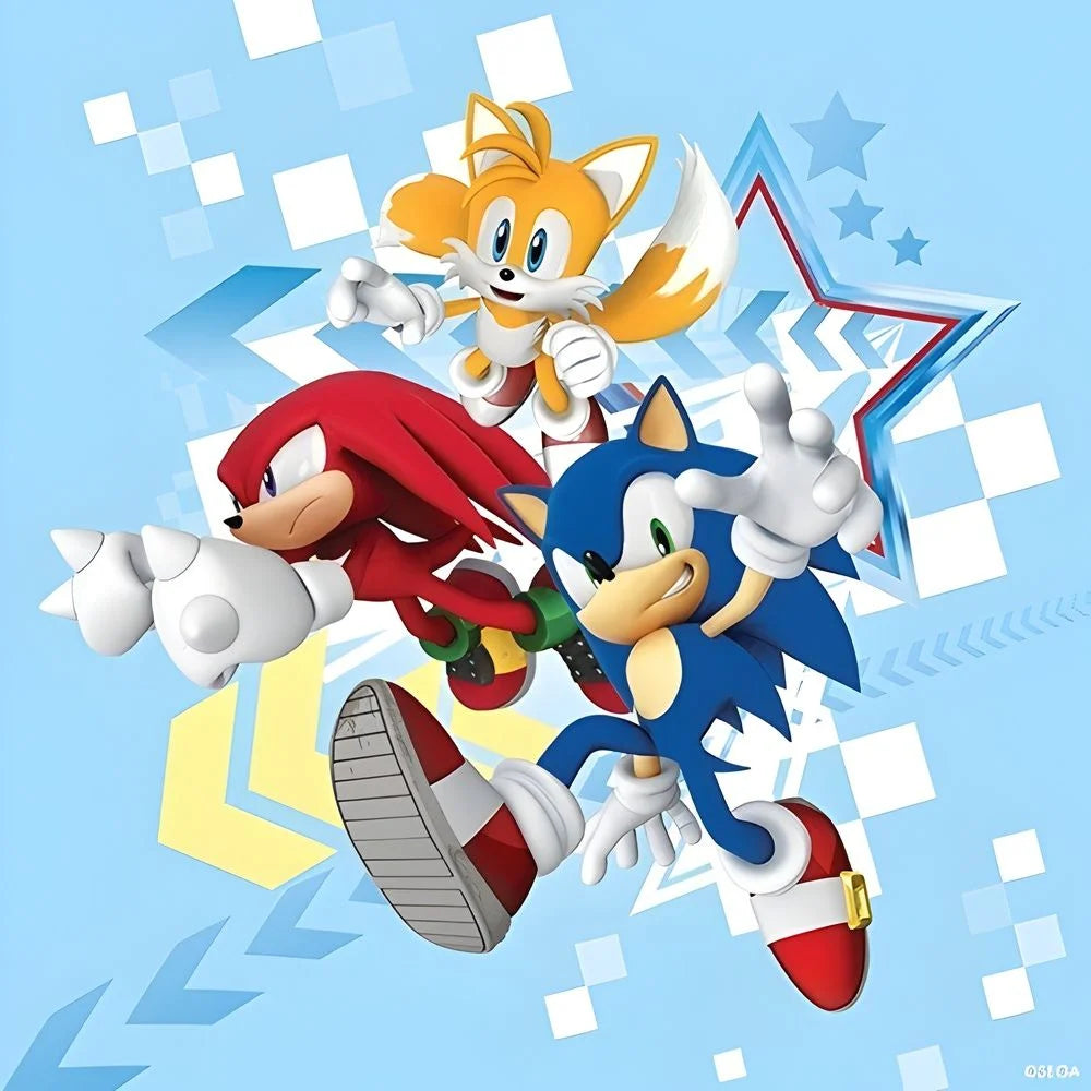 Sonic The Hedgehog Lunch Napkins 20pcs Serviettes