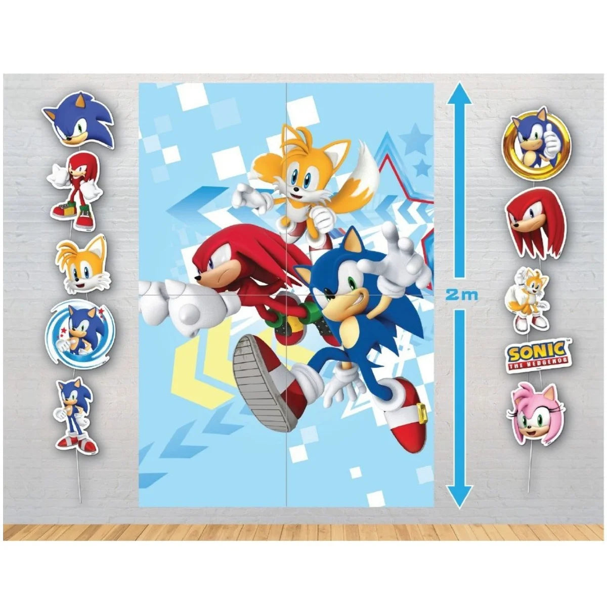 Sonic The Hedgehog Scene Setter With 10 Photo Props