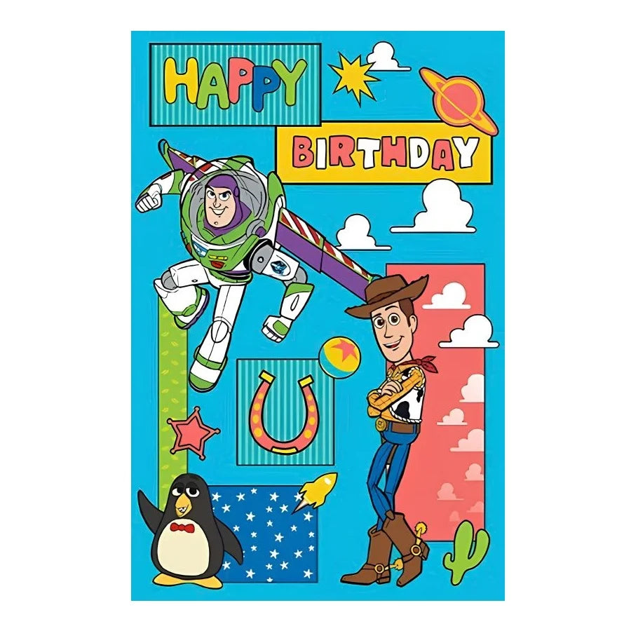 Toy Story Birthday Card 11.5cm x 18cm With Blue Envelope