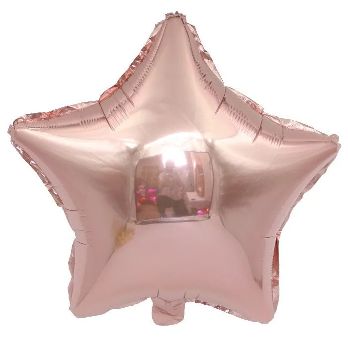 Rose Gold Star Shape Foil Balloon 45cm (18")