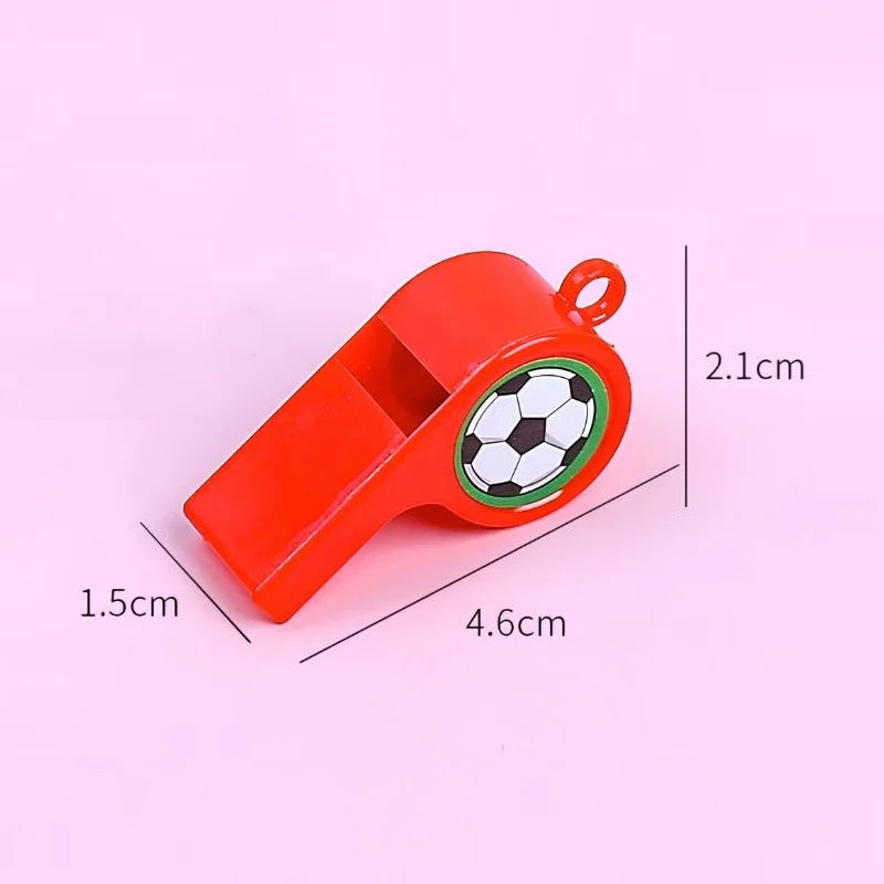 Soccer Whistles 24pcs Party Favours