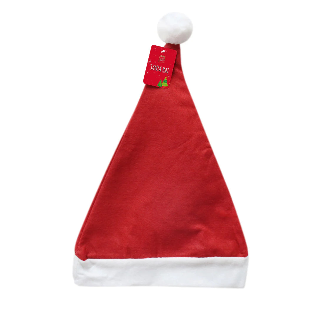 Christmas Felt Santa Hat - Red
