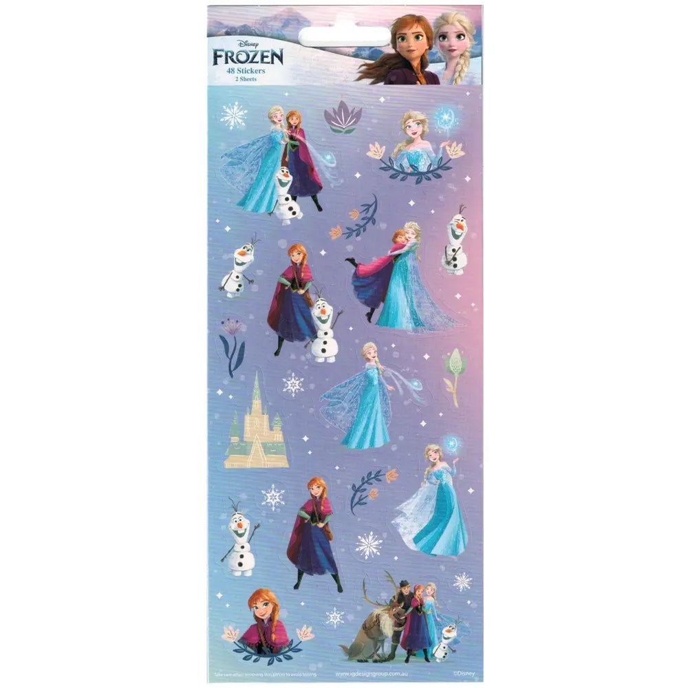 Frozen Sticker Sheets 48pk (2 Sheets)