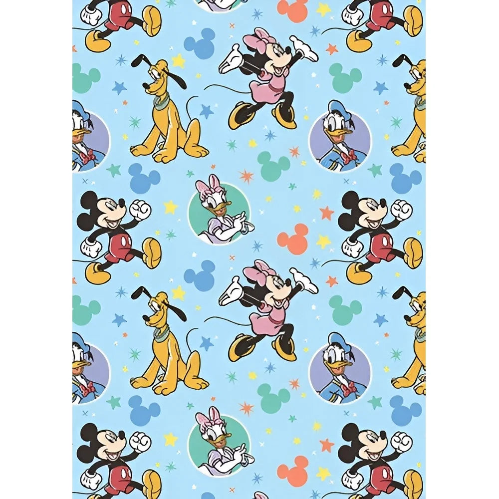 Mickey Mouse & Friends Gift Wrap 1 Sheet Folded