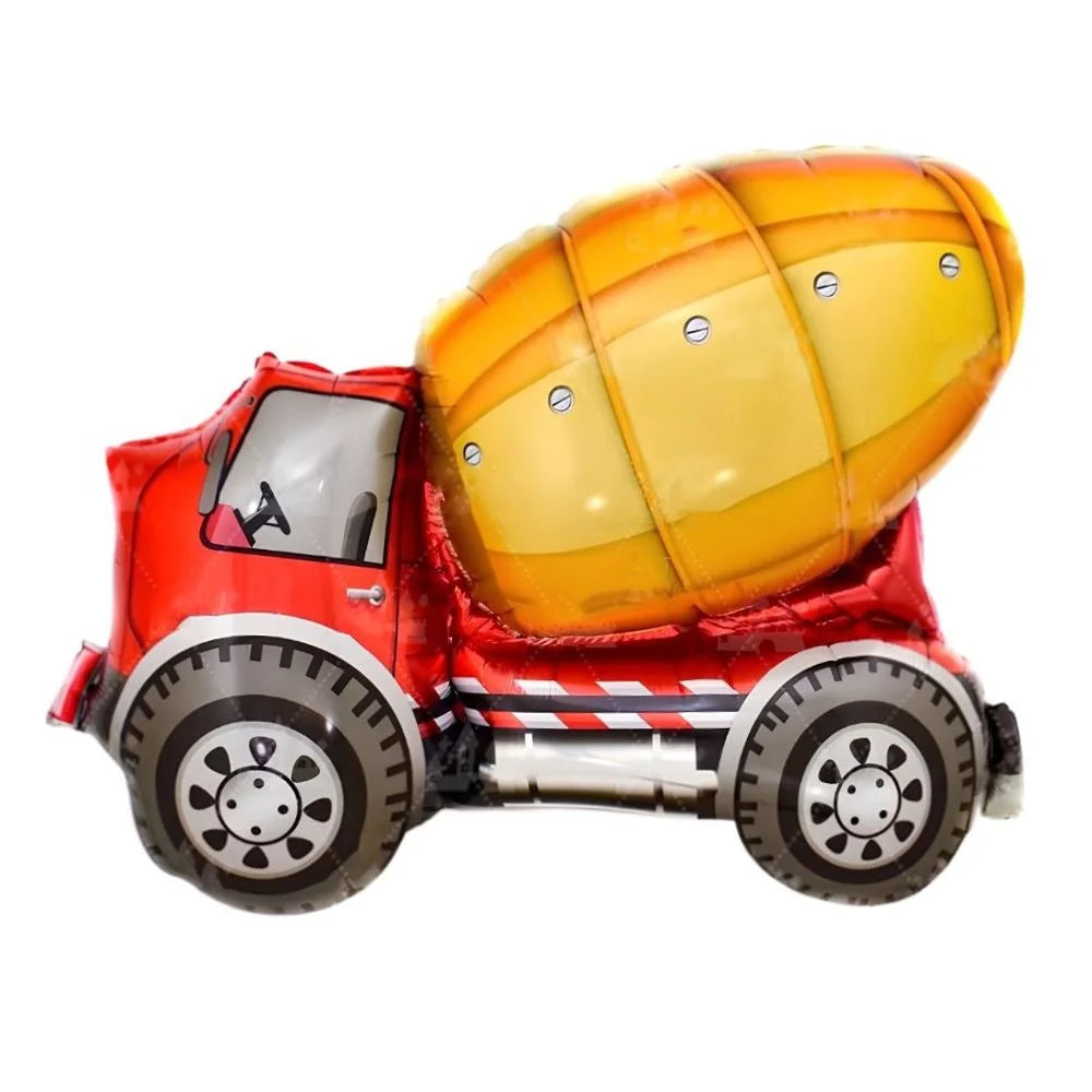 Giant Concrete Mixer Truck Foil Balloon 82cm (32")