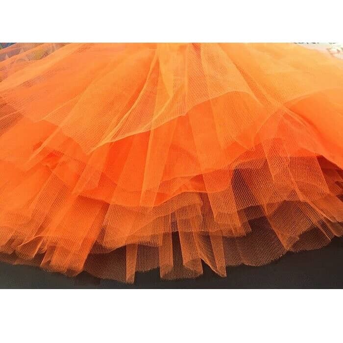 Adult Tutu Orange 1980'S Medium Size Party Accessories - NextParty