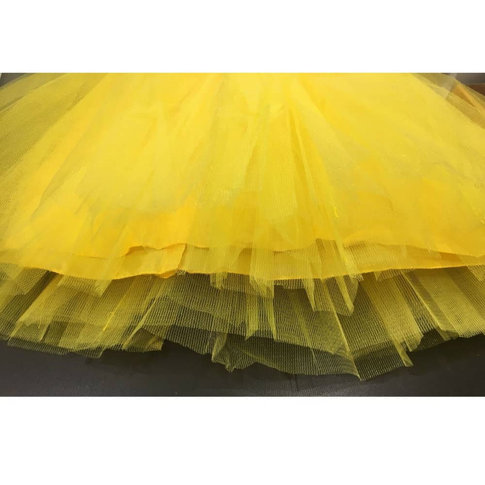 Adult Tutu Yellow 1980'S Medium Size Party Accessories - NextParty