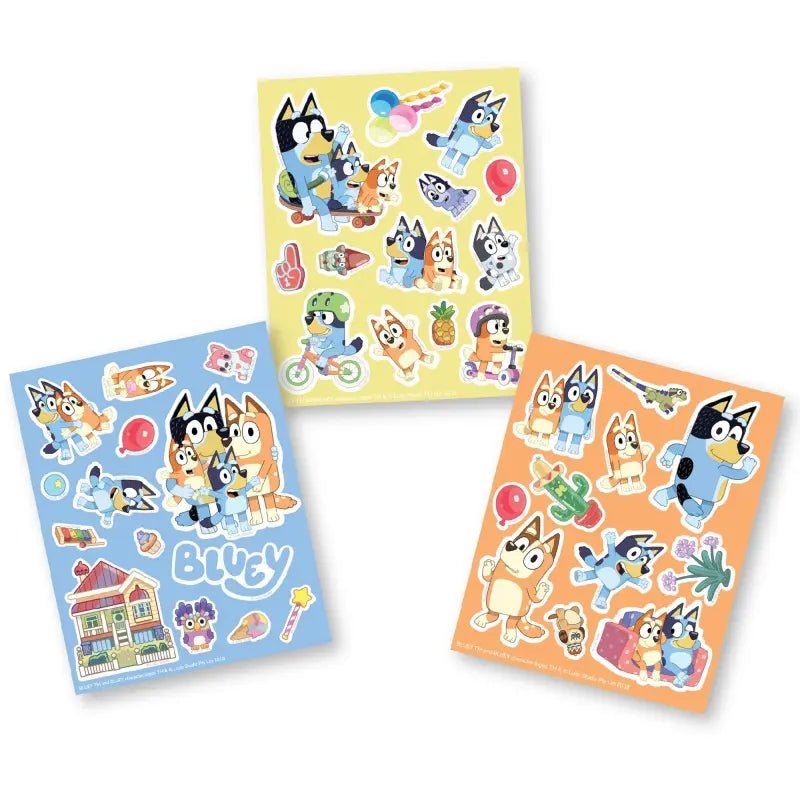 Bluey Character Stickers 304pcs (8 Sheets) - NextParty