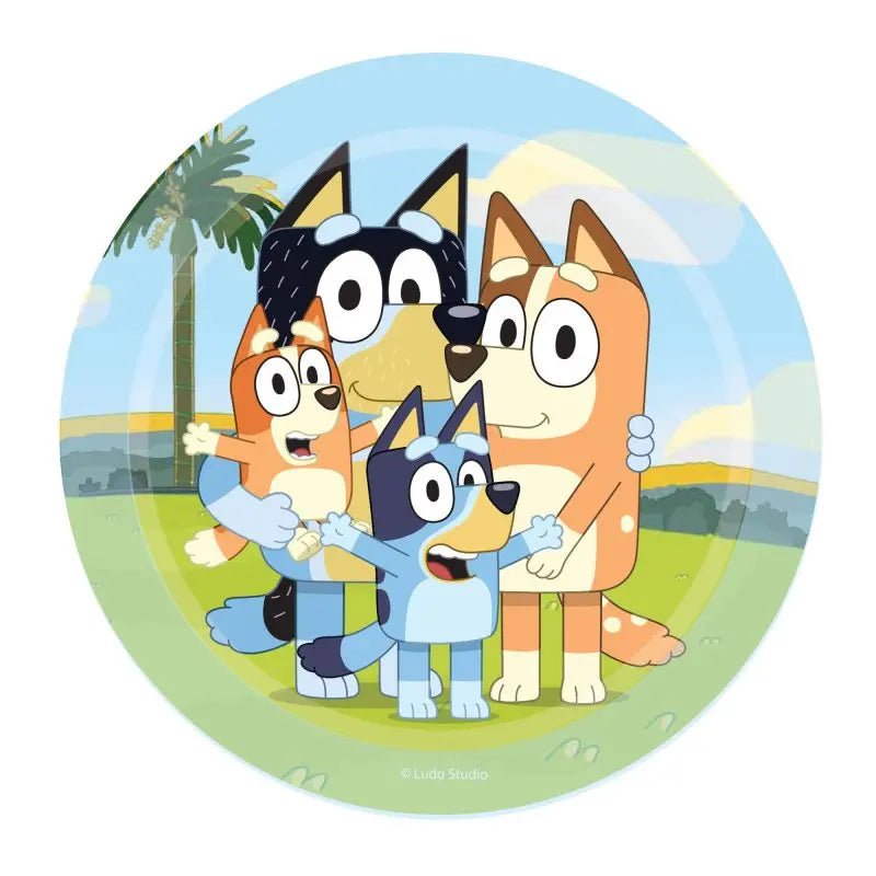 Bluey Small Paper Plates 17cm (7") 8pk - NextParty