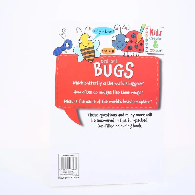 Colouring Books 4pk A4 32 - Page Animals Bugs Ocean Pets - NextParty