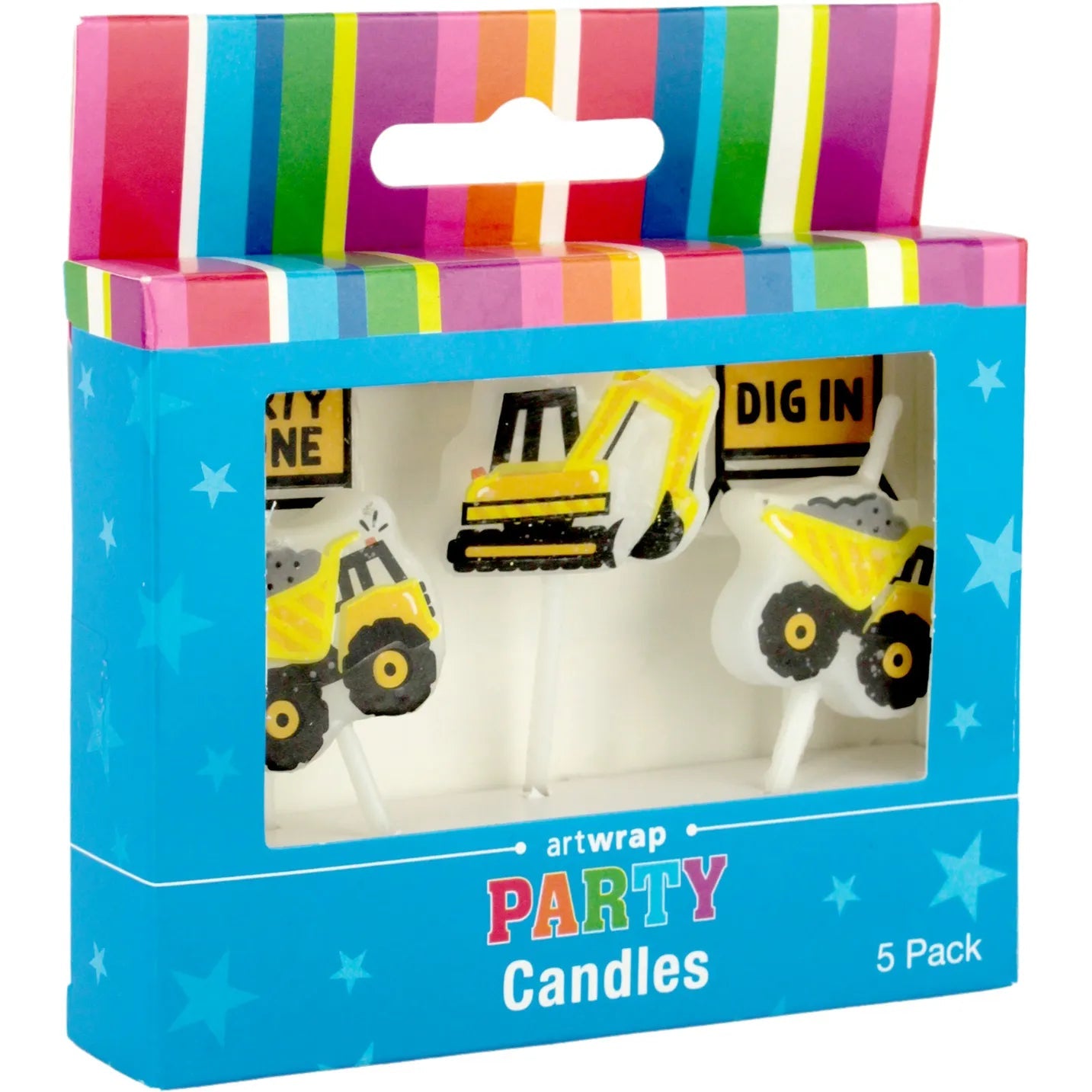 Construction Candles 5pcs - NextParty