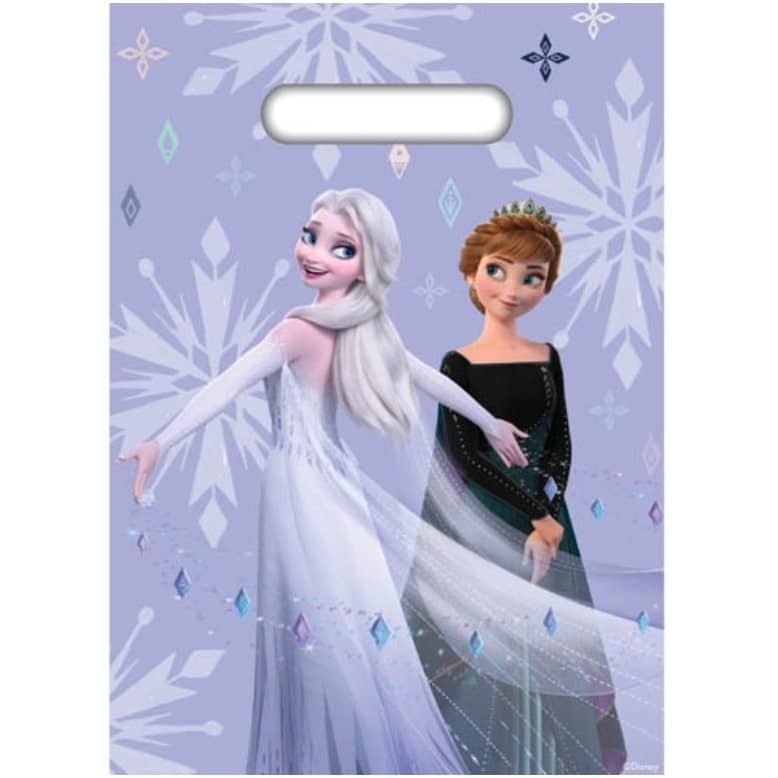 Frozen 2 Plastic Party Bags 8pk - NextParty
