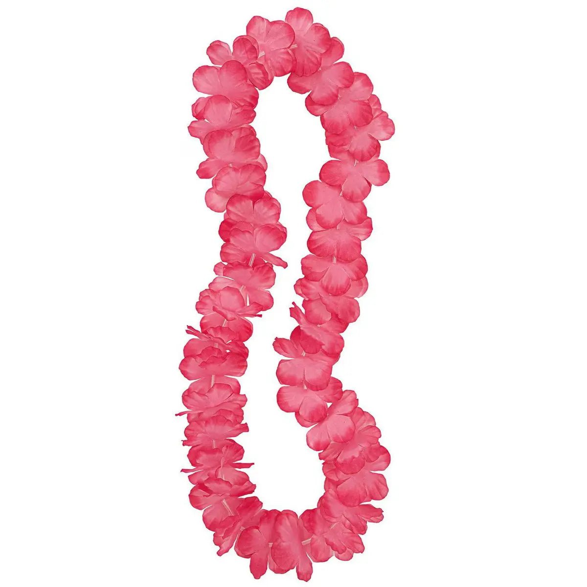 Hot Pink Luau Flower Lei 106cm (42") Hawaiian - NextParty