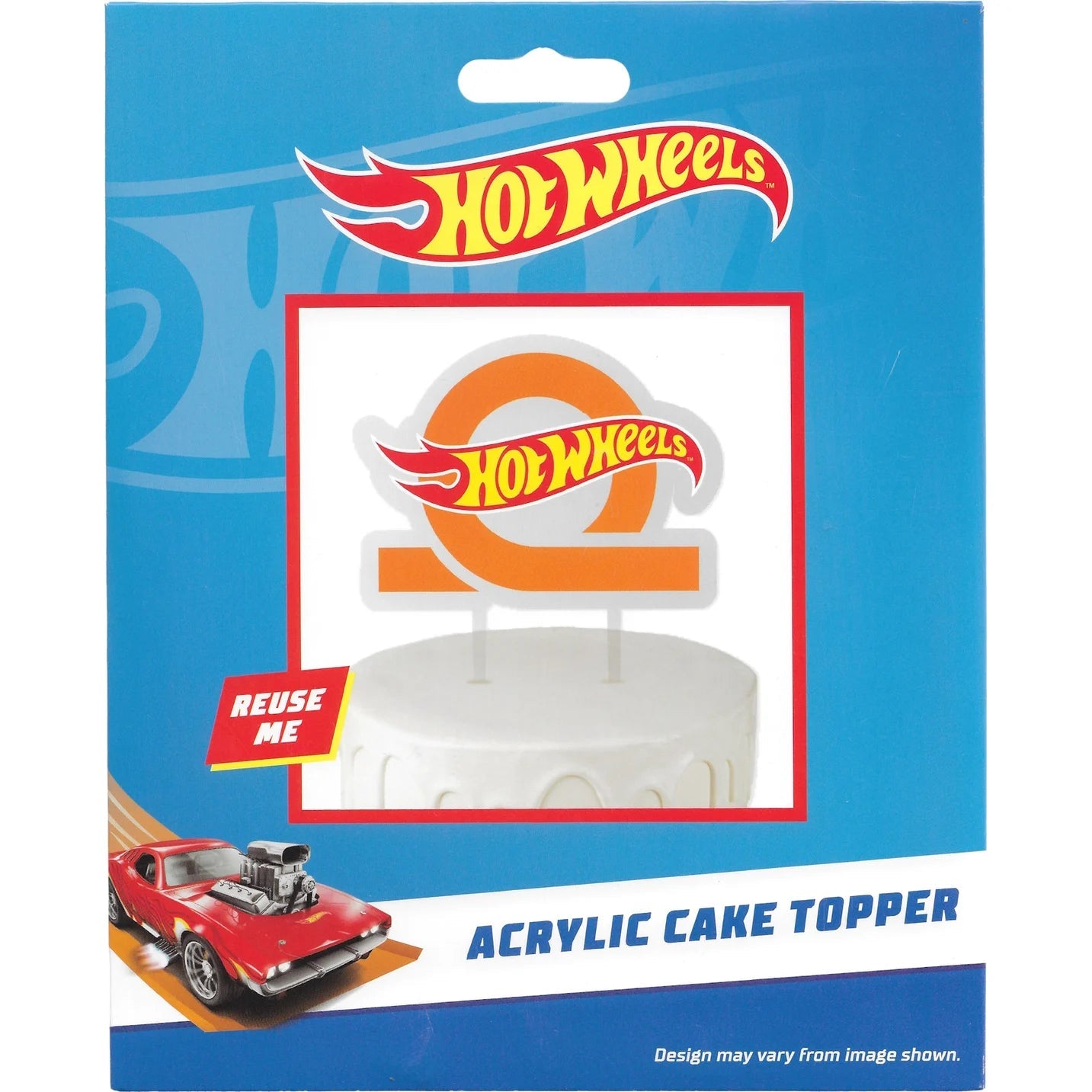 Hot Wheels Cake Topper 1pc 15cm x 17.3cm Acrylic - NextParty