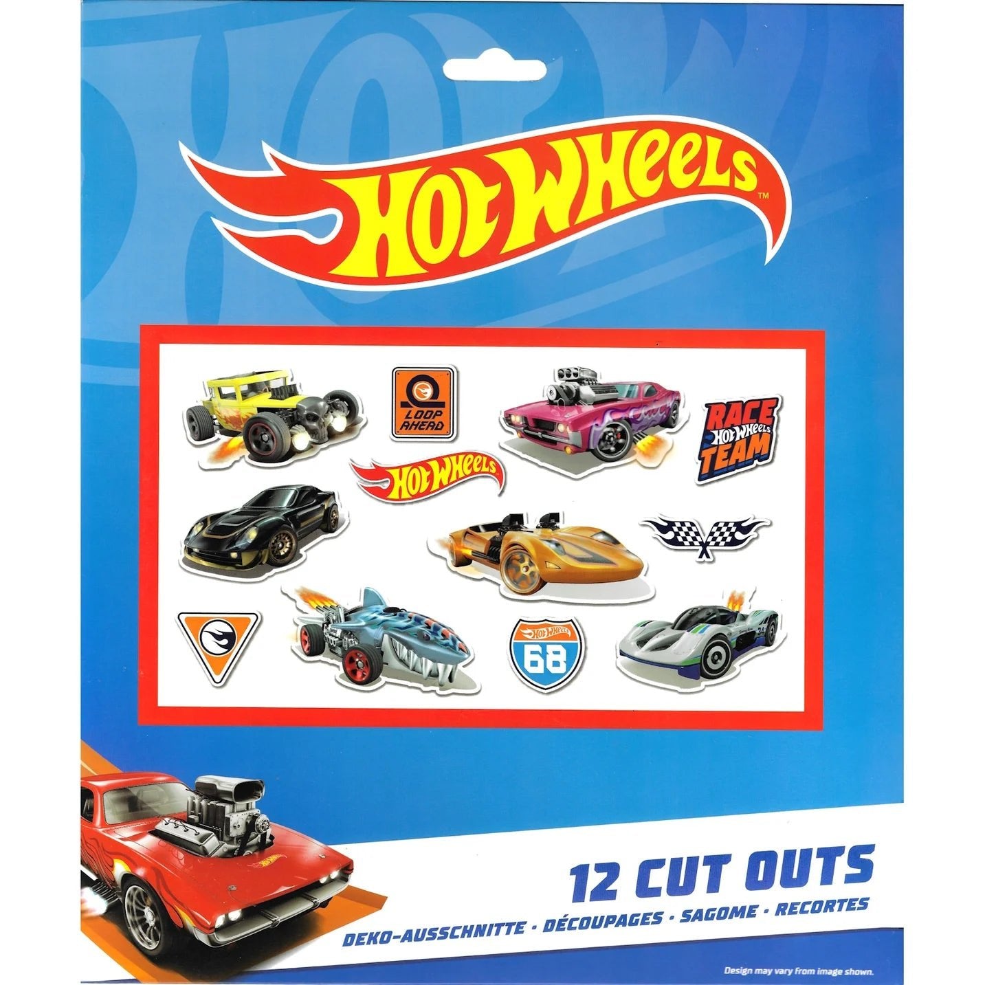 Hot Wheels Cutout Decorations 12pk - NextParty
