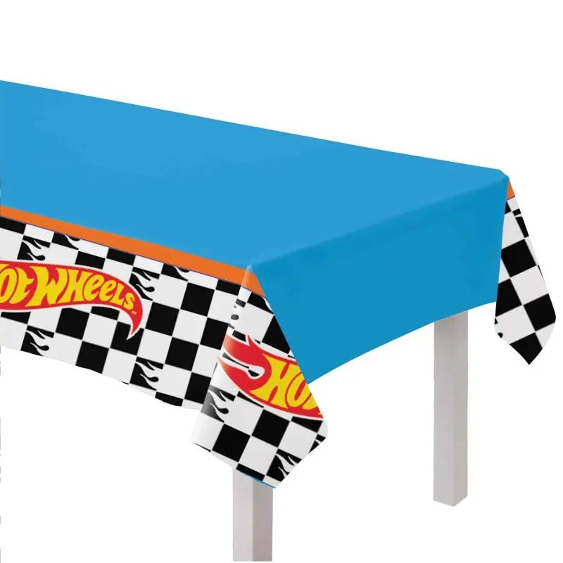 Hot Wheels Paper Table Cover Tablecloth 1.37m x 2.43m - NextParty