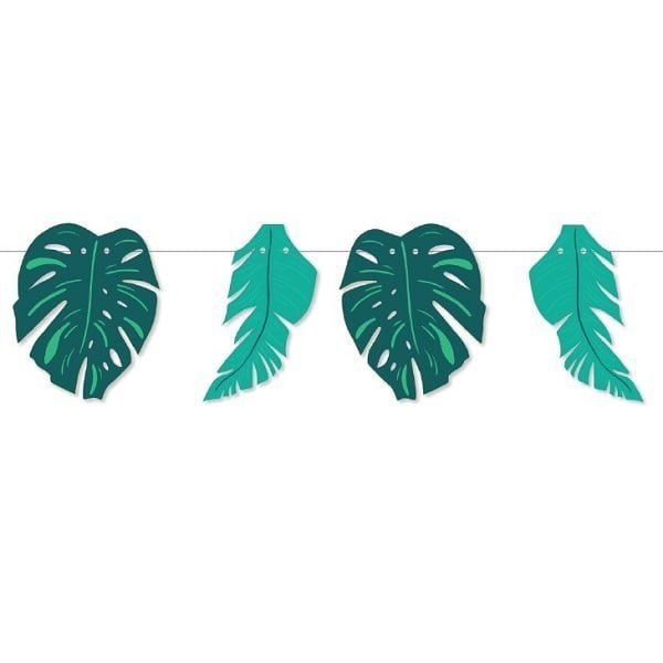 Jungle Animals Bunting Leaf 2M 6pk - NextParty