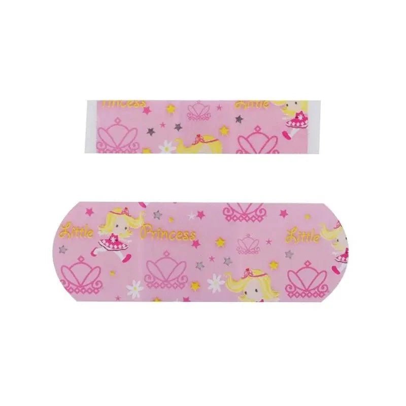 Kids Bandage Strips Little Princess 50pk 2 Assorted Sizes Plastic (PE) - NextParty