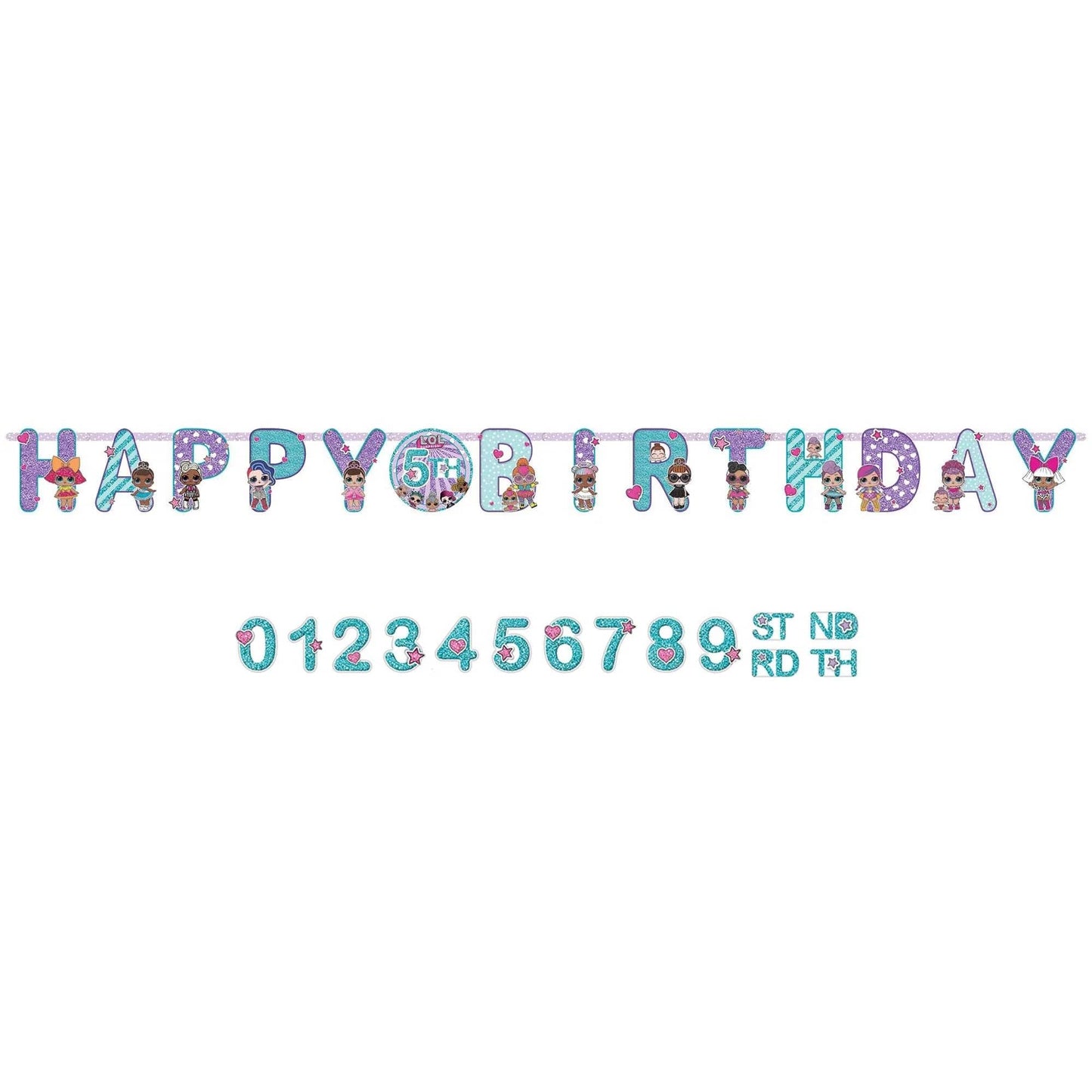 LOL Surprise Jumbo Add - An - Age Banner 3.2m Customisable - NextParty