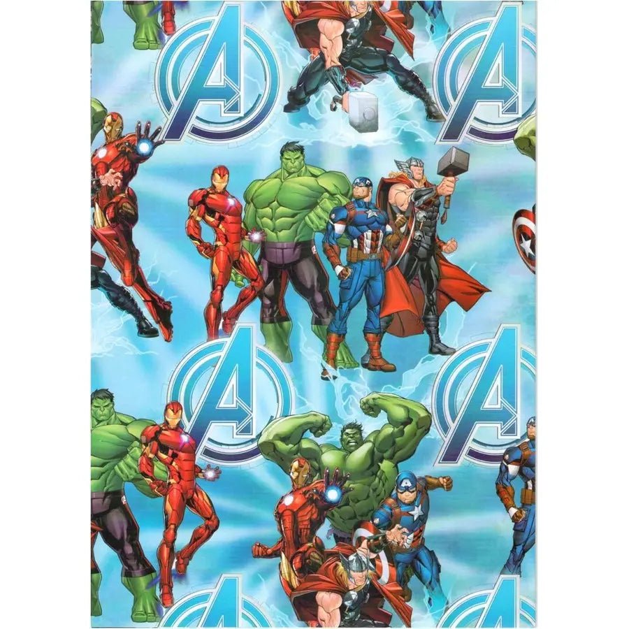 Marvel Avengers Gift Wrap 1 Sheet Folded - NextParty