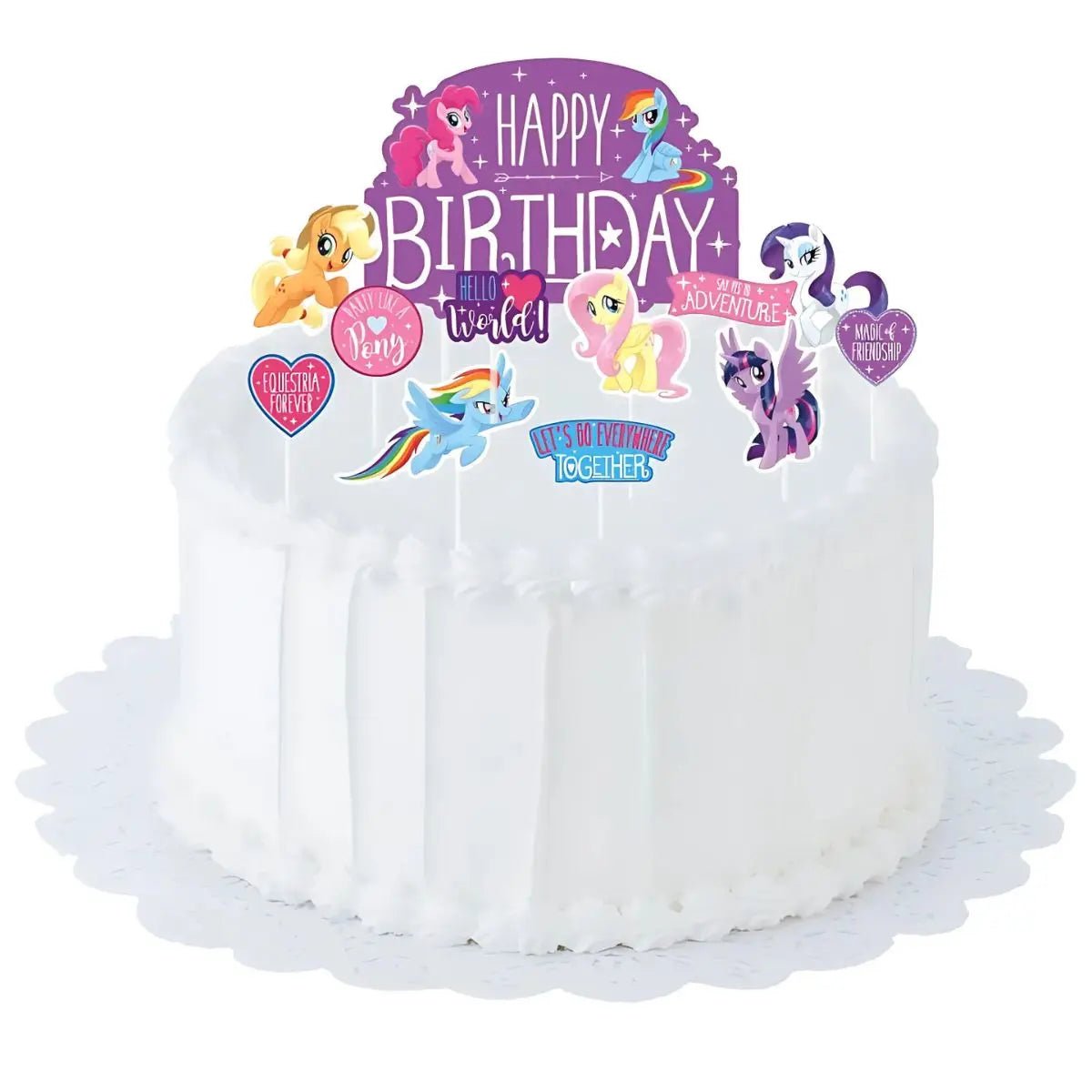 My Little Pony Friendship Adventures Cake Toppers 12pk - NextParty