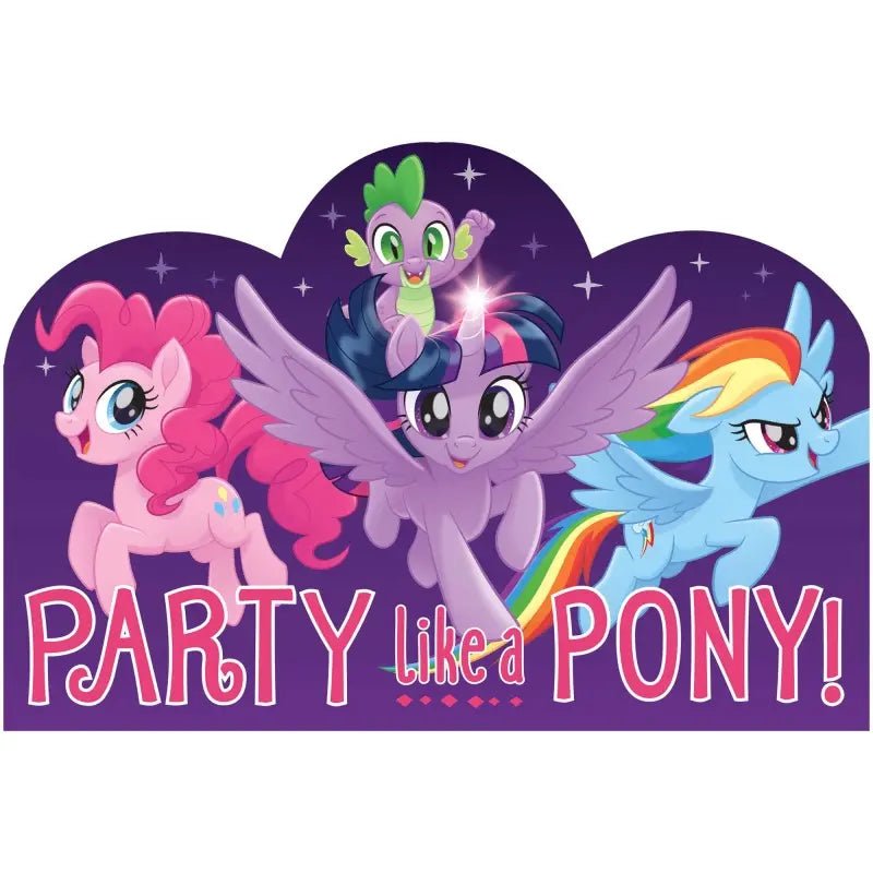 My Little Pony Party Invitations 8pk Friendship Adventures - NextParty