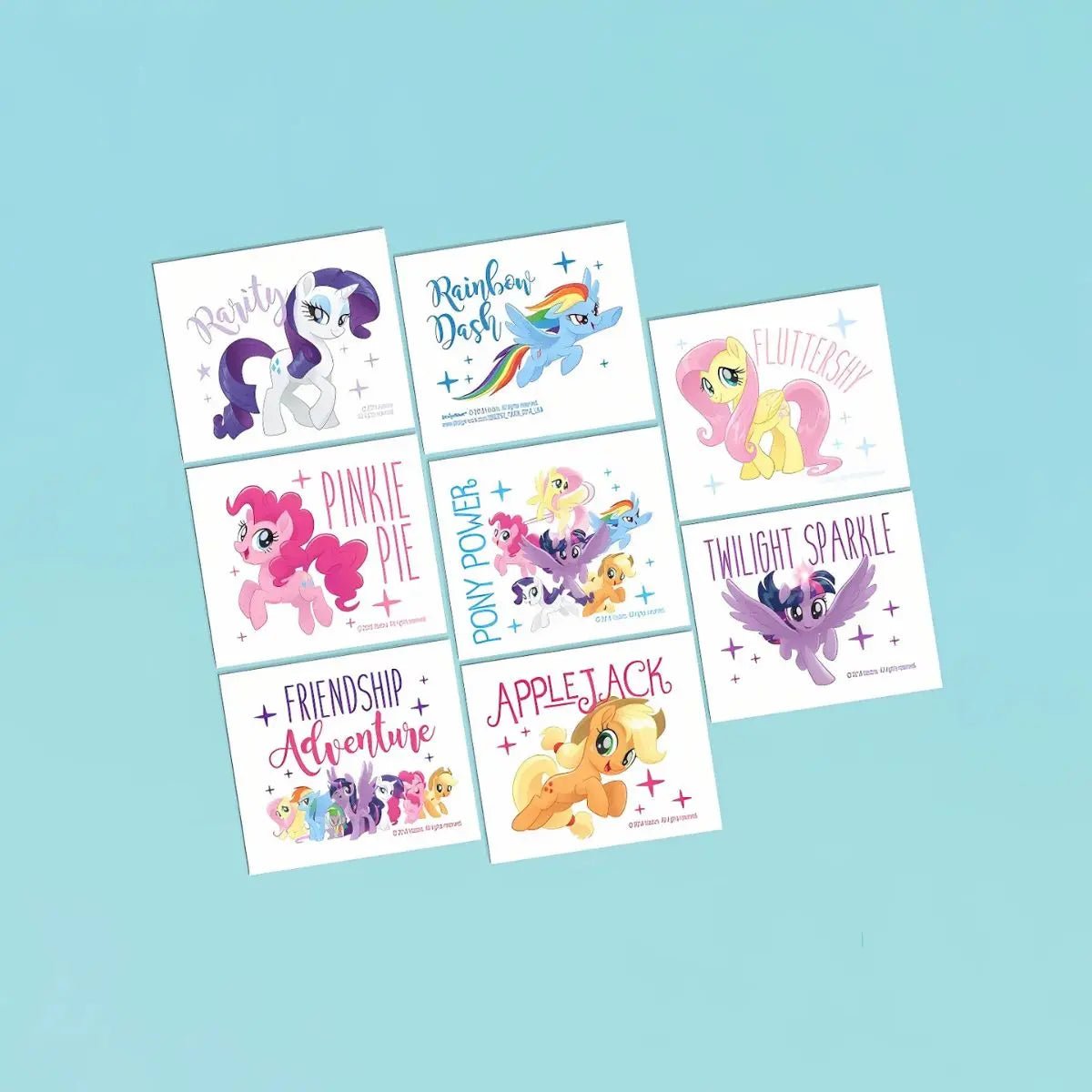 My Little Pony Temporary Tattoos 8pcs Party Favours - NextParty