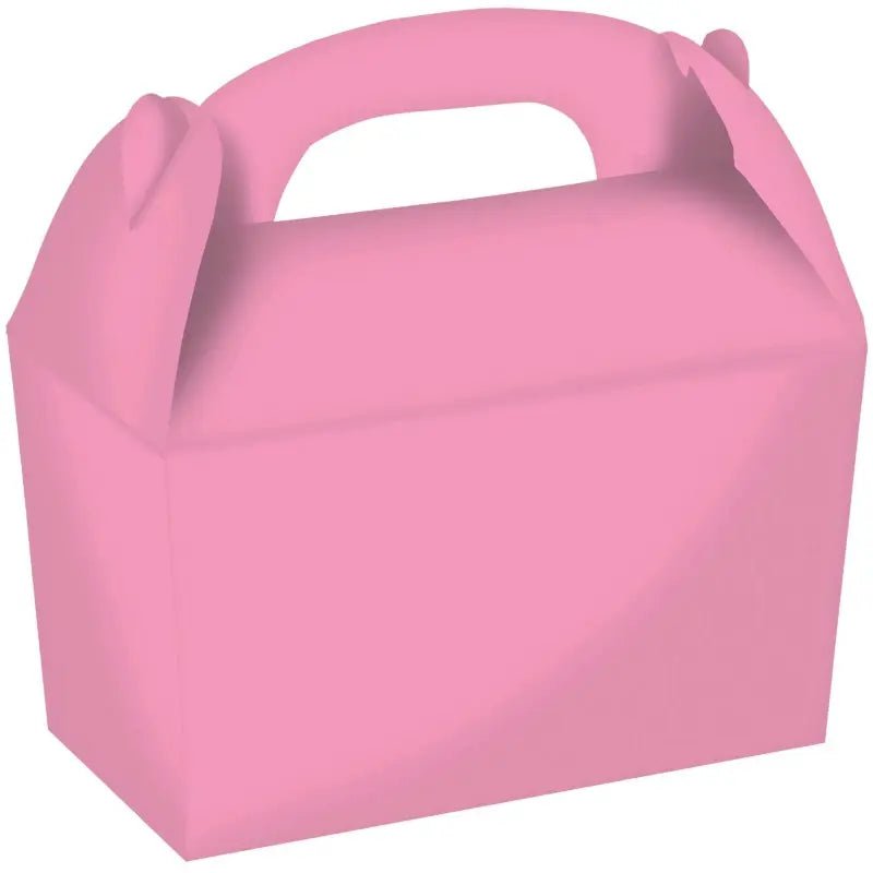 New Pink Gable Boxes 4pk 15cm x 17.5cm x 10cm - NextParty