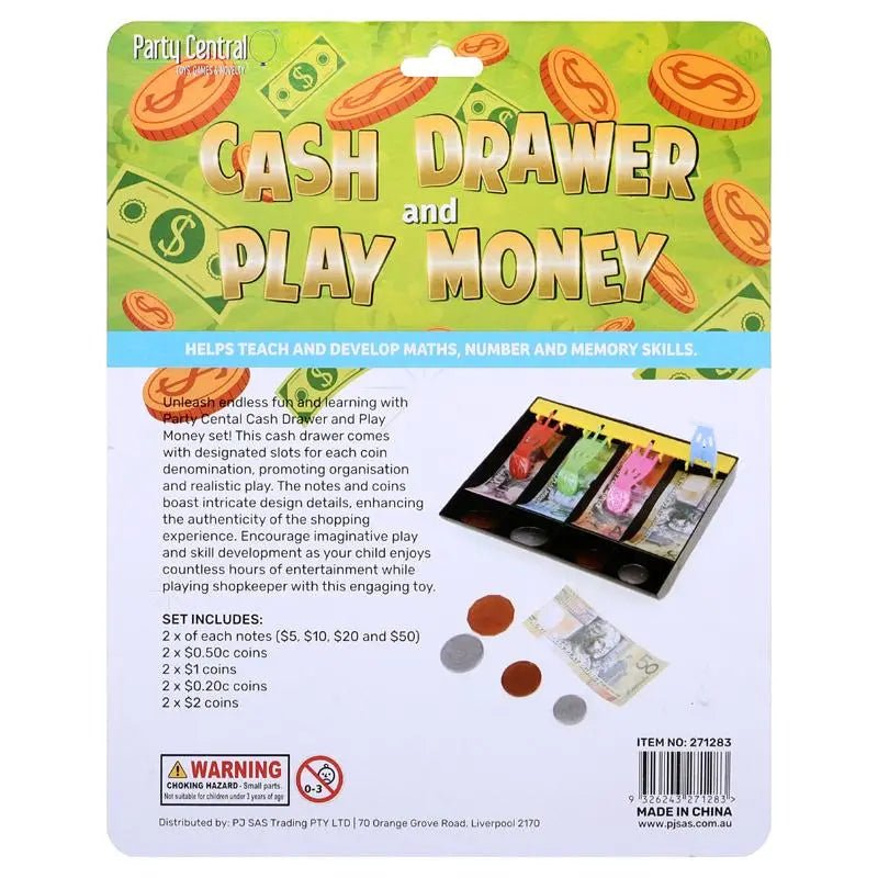 Play Money In Drawer Cash Cashier Australian Currency - NextParty
