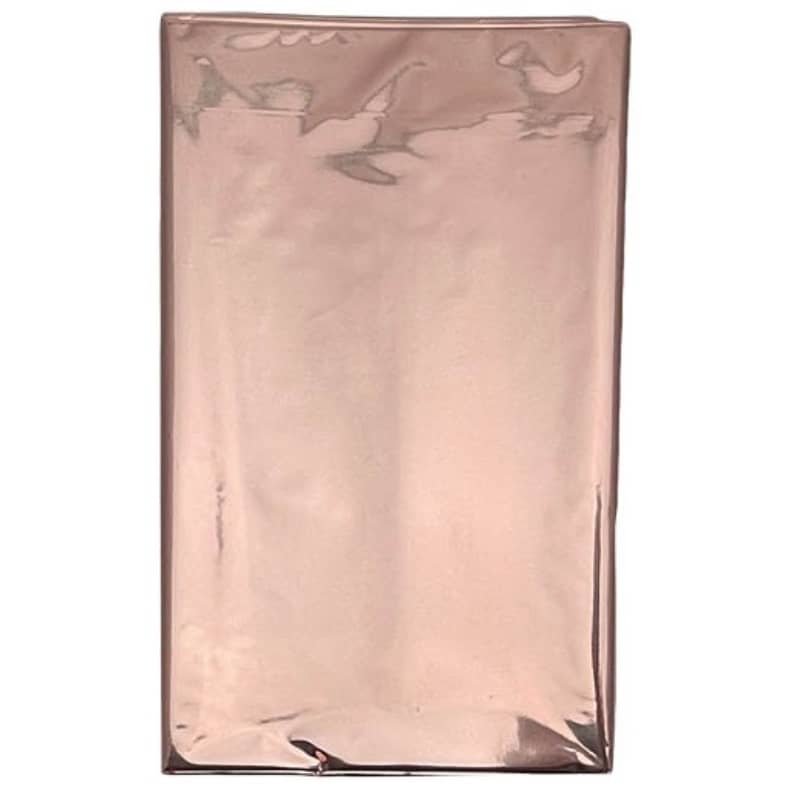 Rose Gold Solid Colour Plastic Table Cover Tablecloth - NextParty