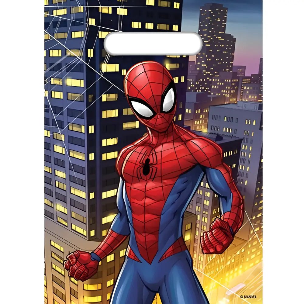 Spider - Man Plastic Party Bags 8pk - NextParty
