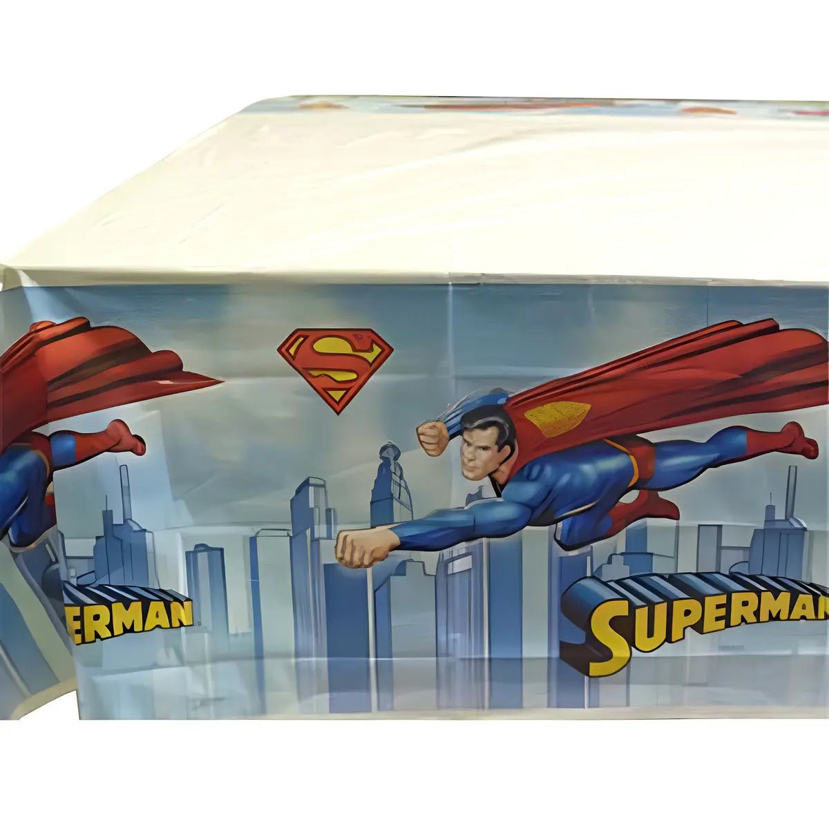 Superman Plastic Table Cover Tablecloth 1.8m x 1.3m - NextParty