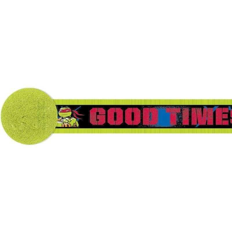 Teenage Mutant Ninja Turtles Crepe Streamer 9M TMNT - NextParty