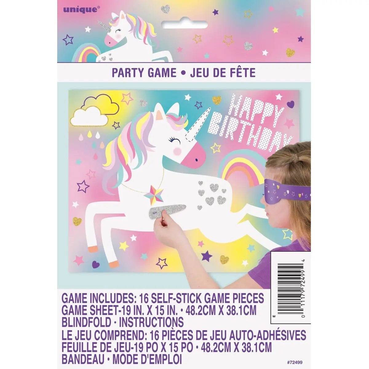 Unicorn Paper Blindfold Party Game - NextParty