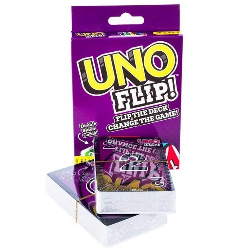 UNO Flip! Cards Double Side Playing Cards - Turn Over - NextParty