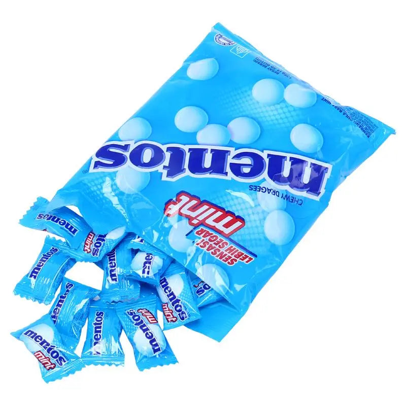Mentos Mint Chewy Dragees 135g Bag (50pcs) Single Flow Wrap