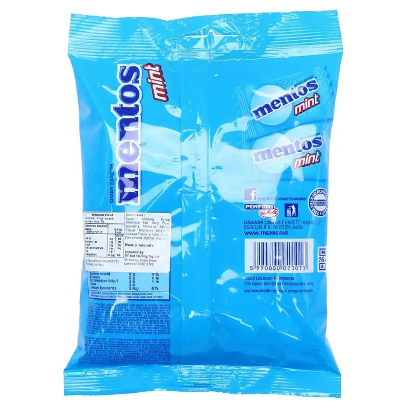 Mentos Mint Chewy Dragees 135g Bag (50pcs) Single Flow Wrap
