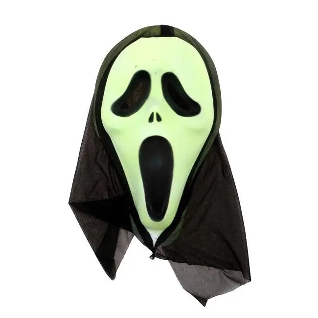 Hooded Ghostface Mask (Glow In The Dark)