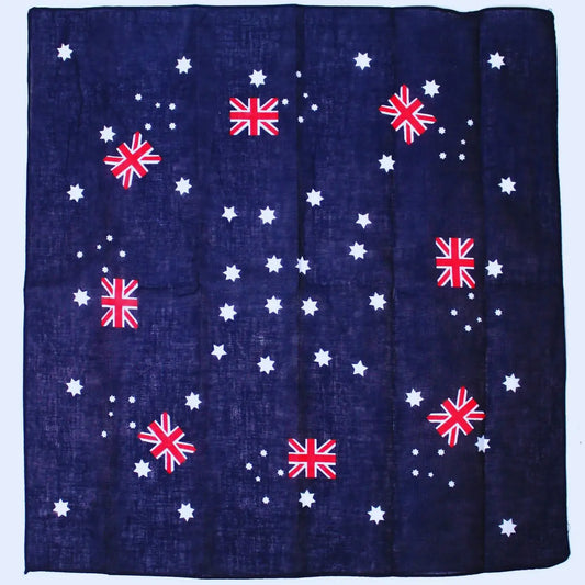 Australian Flag Pattern Bandana Aussie Head Wrap Neck Scarf Mask